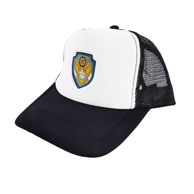 現貨 刺繡 鳥勳章  黑色 卡車司機帽