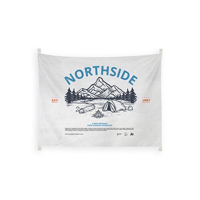 NORTHSIDE 露營 掛幔 布幔 S(100*75)