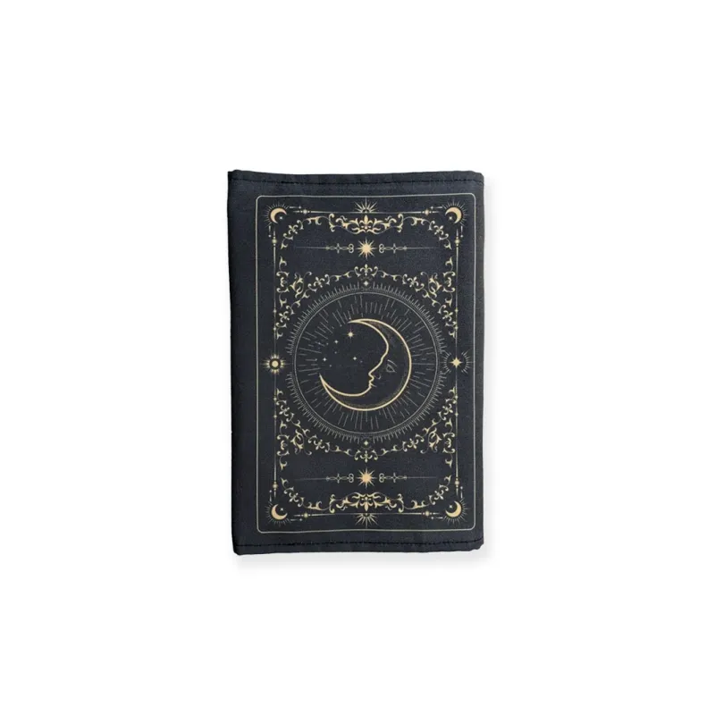 黑占卜 滿版 印花 可調式 厚度 書衣 (不附筆記本)