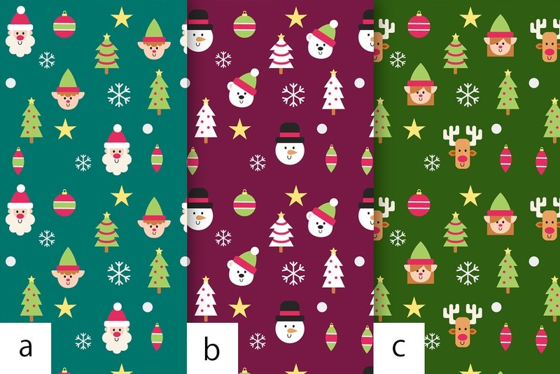 [設計圖樣] 聖誕 兒童 元素 布花 Christmas elements