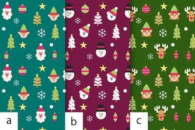 [設計圖樣] 聖誕 兒童 元素 布花 Christmas elements