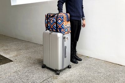 客製 滿版 印花 內裡 口袋 行李箱 拉桿 收納 提袋