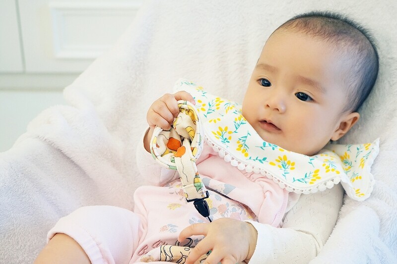 客製 滿版 印花 嬰兒 寶寶 奶嘴鍊 奶嘴夾