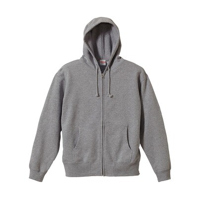 客製 局部 印花 United Athle 10.0oz.3521301  純棉連帽拉鍊外套（大絨布）(DTF)