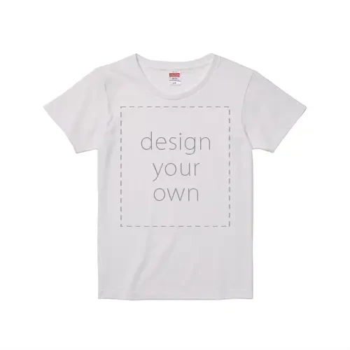 客製 局部 印花 女版 純棉 United Athle 白色 T恤 t shirt (直噴)