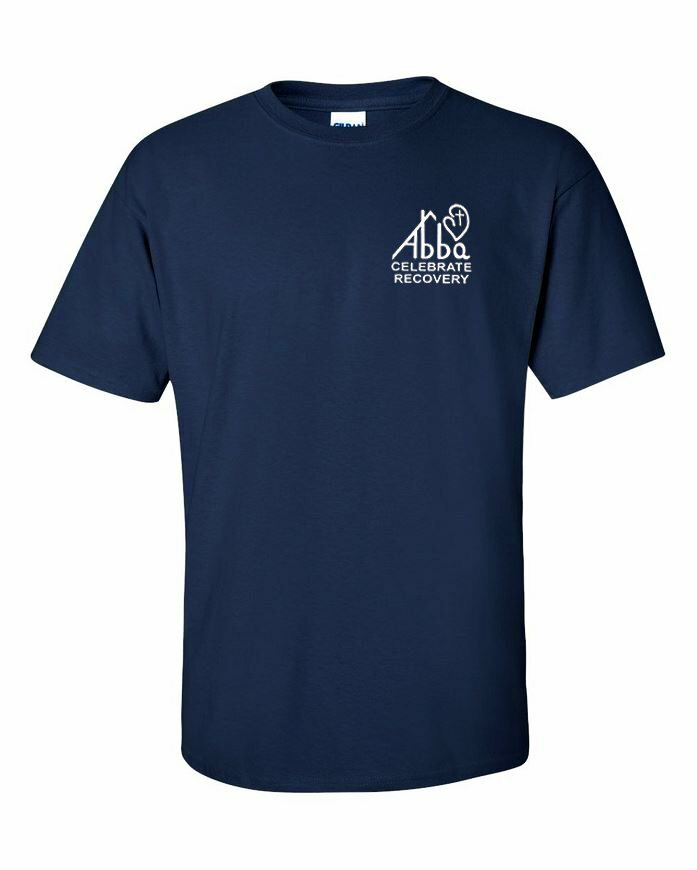 T-Shirt, Navy Blue, Medium