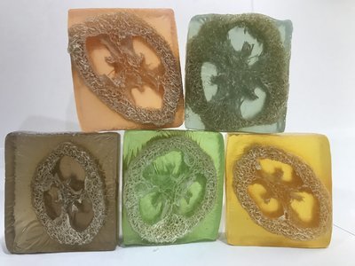 Glycerin Soap with Loofah
