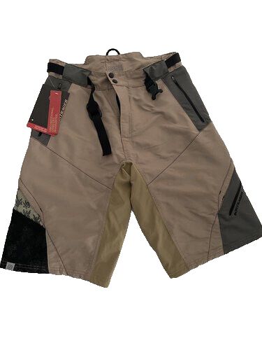 Bontrager Shorts "Rhythm Comp", grey/ brown, Gr. M
