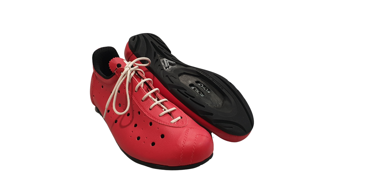 Rennrad-Fahrradschuh Vittoria Rennrad-Fahrradschuh Vittoria "Classico 1976", rosso, SPD-kompatibel, Gr. 41