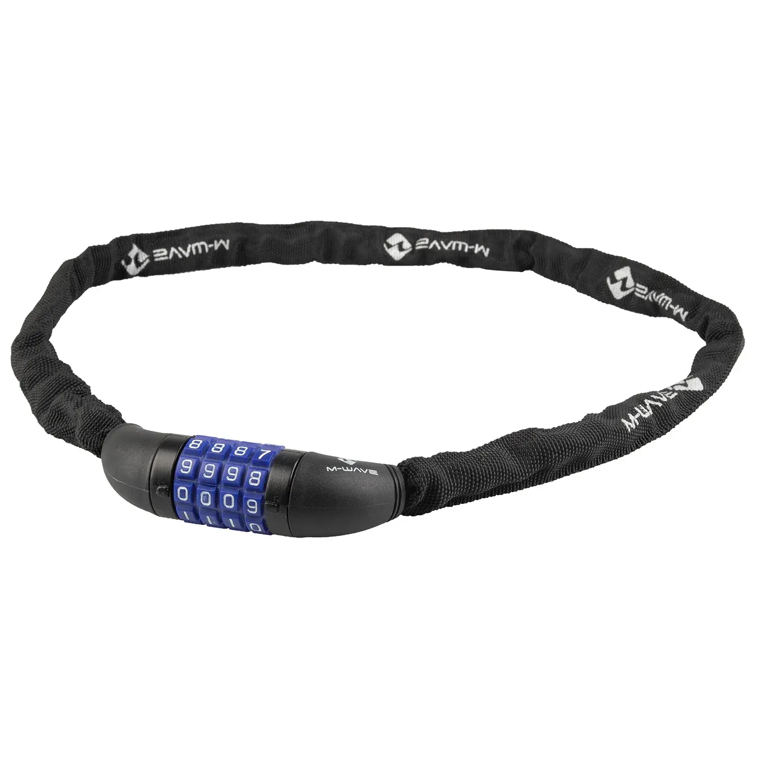 M-Wave Kettenschloss mit Zahlencode, schwarz M-Wave Kettenschloss mit Zahlencode, schwarz