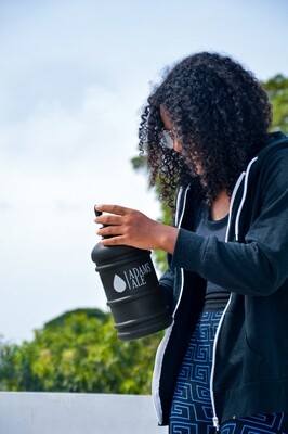 AA matte black , gym bottle