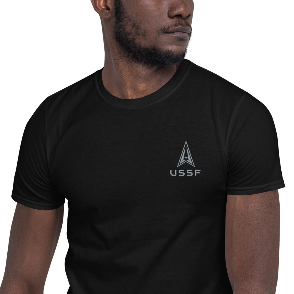 USSF Delta Embroidered Short-Sleeve Unisex T-Shirt