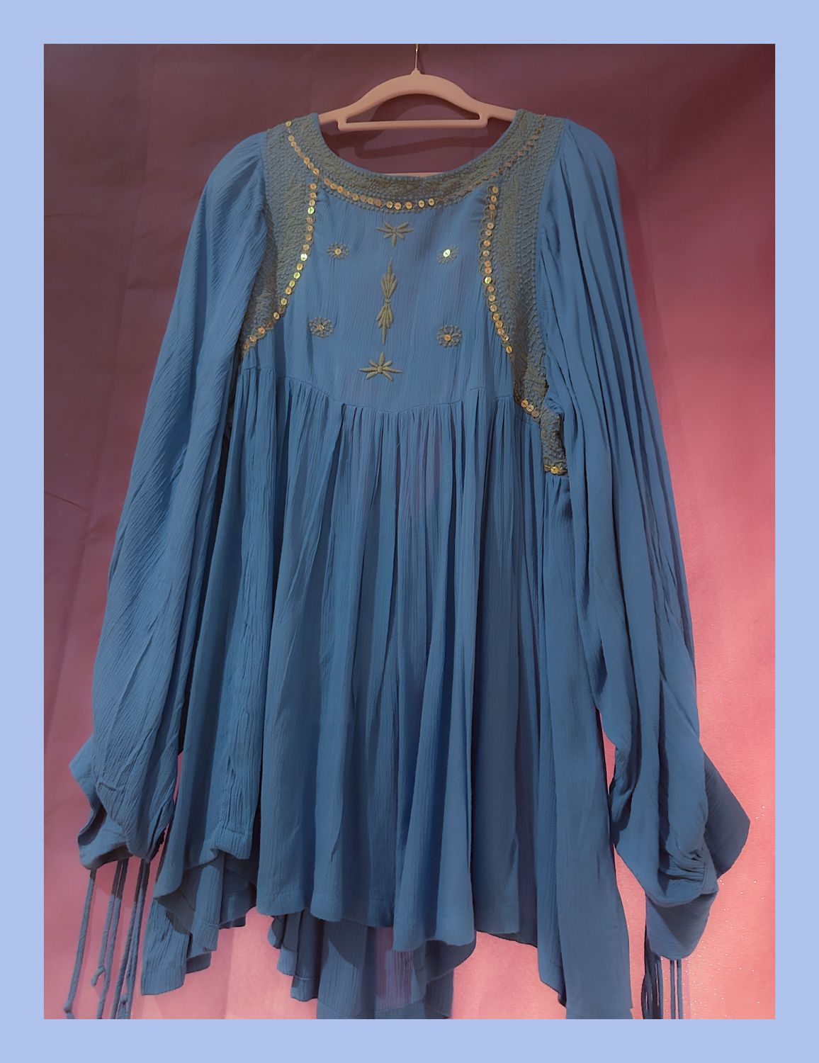 Sky and stars tunic top