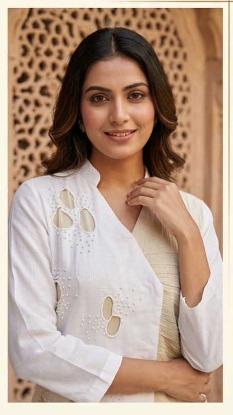 Ivory asymmetrical set