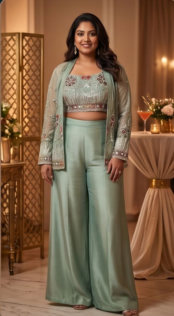 3 piece Indo-western ensemble