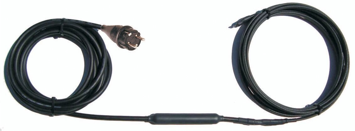 Dachrinnenheizung selbstlimitierend mit Schutzkontakstecker ohne oder mit Dachrinnenregler Länge 1 - 30m
