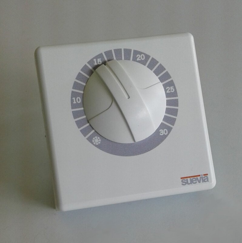 Raumthermostat mit Gadruckmembran, Schaltdifferenz 1,5 K, Schaltleistung 16 A