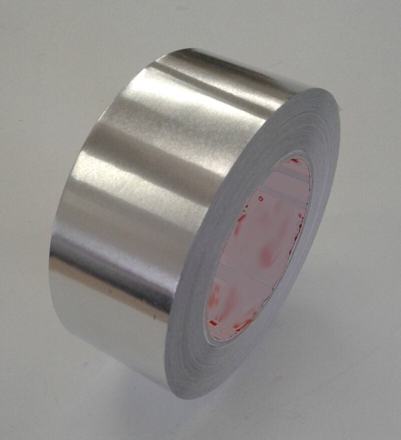 Aluminiumklebeband Rolle 50 m zur Befestigung von Frostschutz-Rohrbegleitheizung