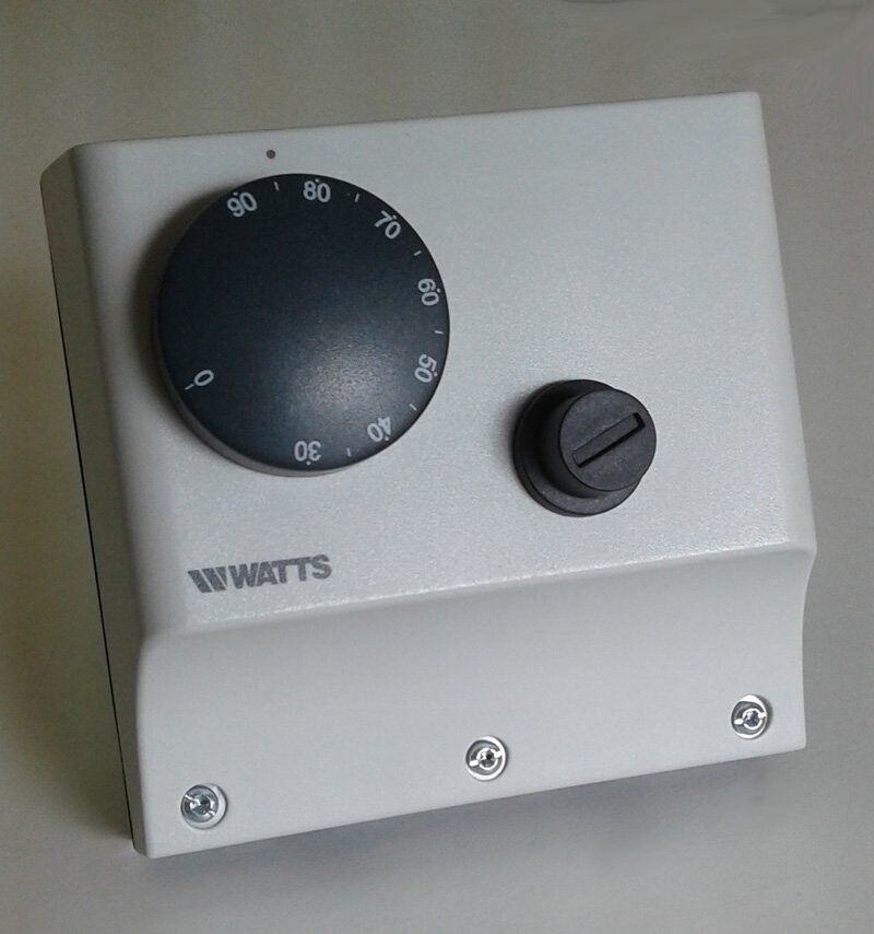 Watts Kesseldoppelthermostat Doppelthermostat TRB 100 100mm Tauchhülse