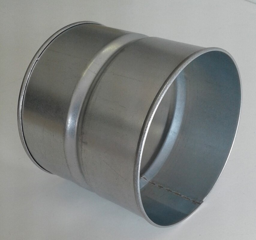 Muffe zur Verbindung von Formteilen für Lüftung, Durchmesser:: Innenmaß 63 mm