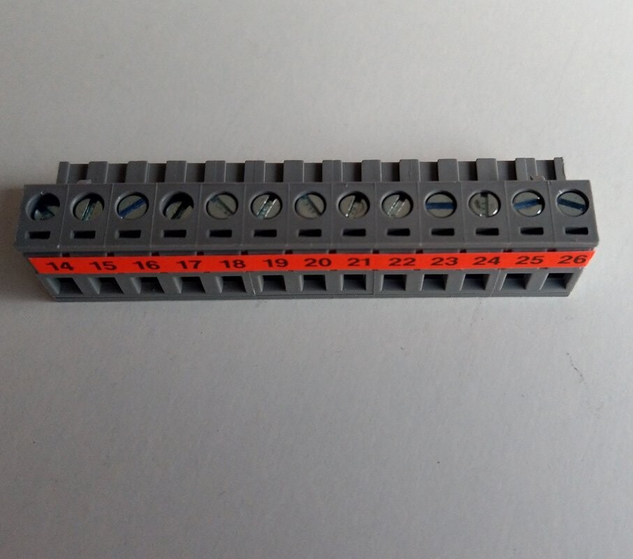 Anschlußklemme BL13 rot für Regelung EBV, Delta 1-stufig, 2-stufig