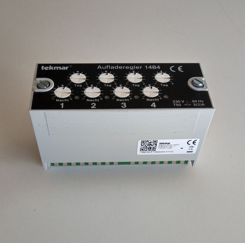Tekmar Aufladeregler 1484 für Elektroheizungen als Ersatz Geräteserie 10.. 14.., Varianten: Regler ohne Sockel