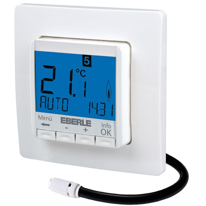 Eberle Unterputz-Thermostat als Raumregler  FIT-3L mit Fühler zur Temperaturbegrenzung