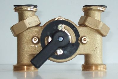 3 Wege Mischer Messing Wita H6 mit Achsabstand 120mm oder 125mm 3 Wege Mischer Messing Wita H6 mit Achsabstand 120mm oder 125mm