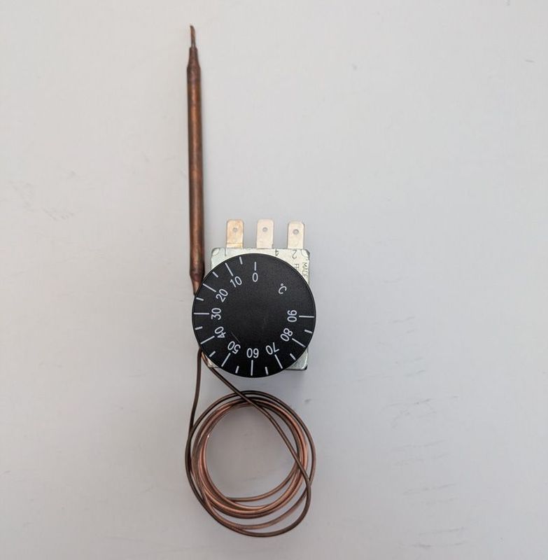 Jaeger Kapillarregler Temperaturbereich 0-90°C mit Regelknopf