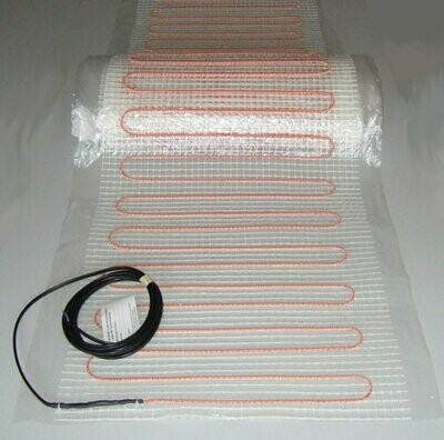 Elektro-Fussbodenheizmatten zum Einbau in Fliesenkleber  für Fussbodenheizung oder Temperierung