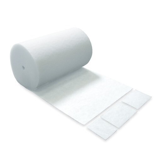 Luftfiltermatte G4  20mm Matte Rolle Vlies Temperatur bis 120°C