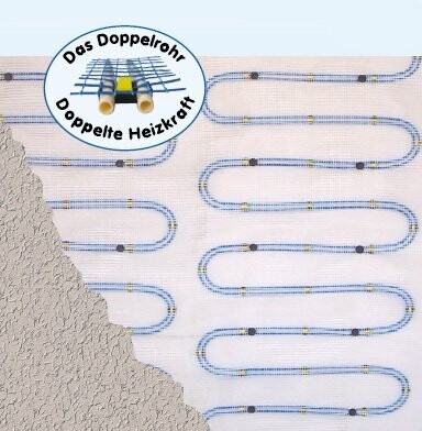 Jollytherm Warmwasser Wandheizung Aqua Wand 2,0 m² Basispaket Jollytherm Warmwasser Wandheizung Aqua Wand 2,0 m² Basispaket