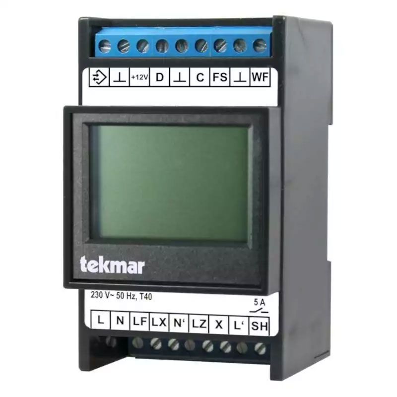 Tekmar universelles Steuergerät für Anlagen mit Speicherheizgeräten oder Fußbodenheizung, einsetzbar als Zentral,- Wohnungs- oder Einzelraumsteuergerät