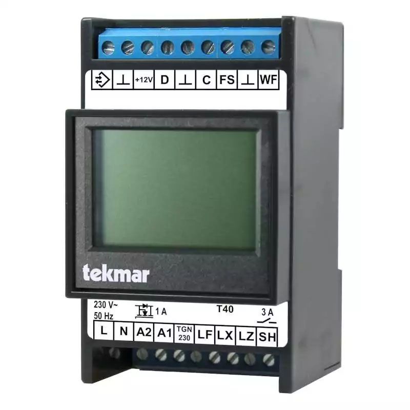 Tekmar Universelles Steuergerät für Anlagen mit Speicherheizgeräten, einsetzbar als Zentral,- Wohnungs- oder Einzelraumsteuergerät. ED-Signal-Ausgang, alle gängigen Systeme einstellbar. Tekmar Universelles Steuergerät für Anlagen mit Speicherheizgeräten, einsetzbar als Zentral,- Wohnungs- oder Einzelraumsteuergerät. ED-Signal-Ausgang, alle gängigen Systeme einstellbar.