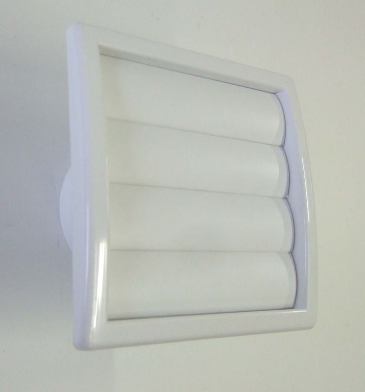 Abluftklappe Wetterschutzgitter PVC Nennweite 100 bis 125 mm