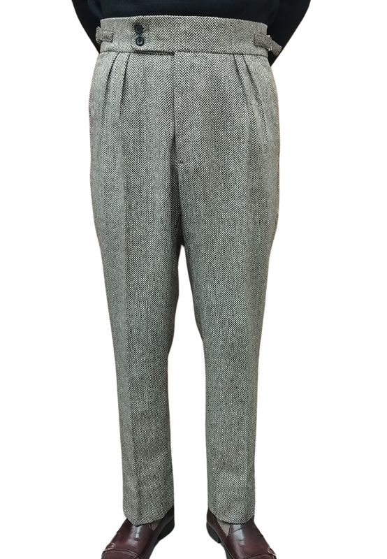 ADAM 2.0 - HERRINGBONE TWEED TROUSERS