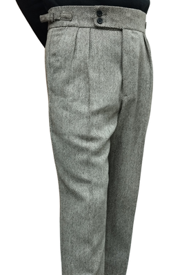 ADAM 2.0 - HERRINGBONE TWEED TROUSERS