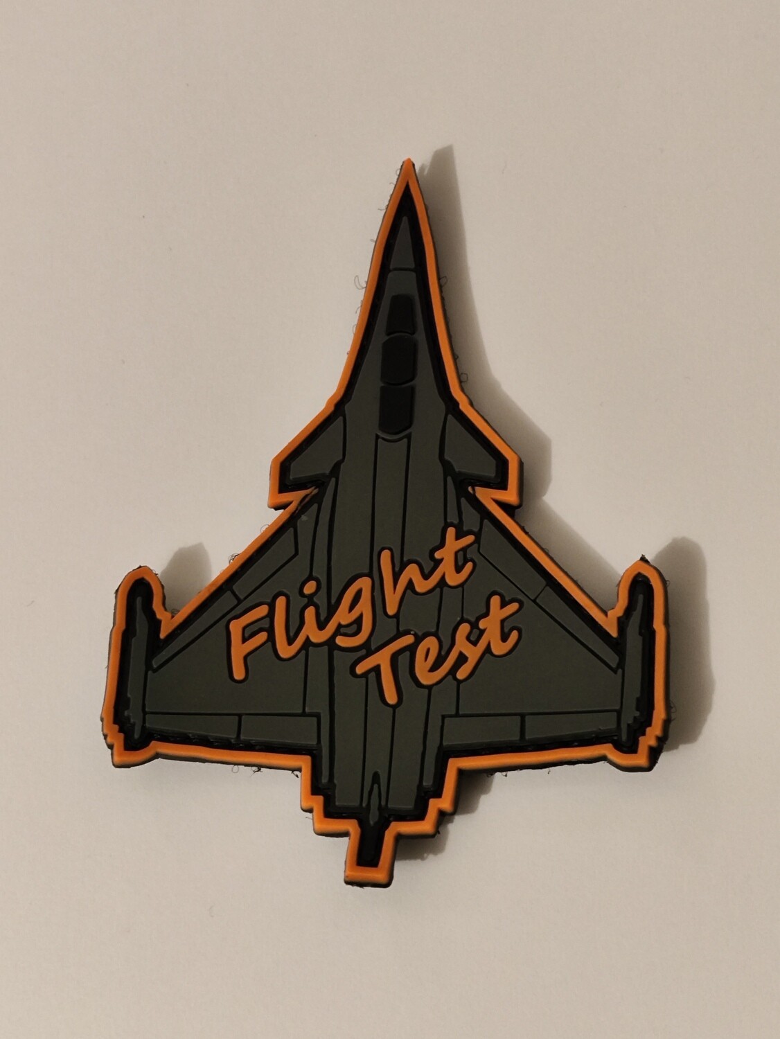 Patch Silhouette Rafale Flight Test PVC