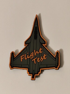 Patch Silhouette Rafale Flight Test PVC