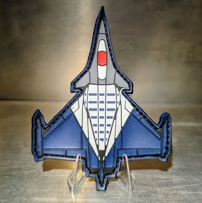 Patch Silhouette Rafale Marin PVC