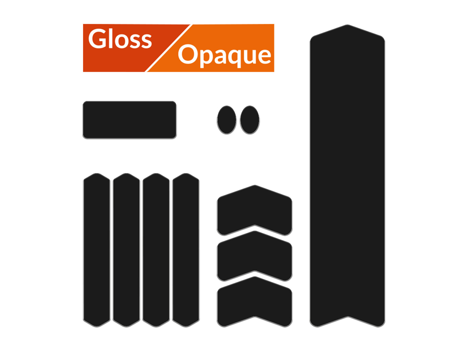 Frame Guard Protection M Black, Material: Gloss
