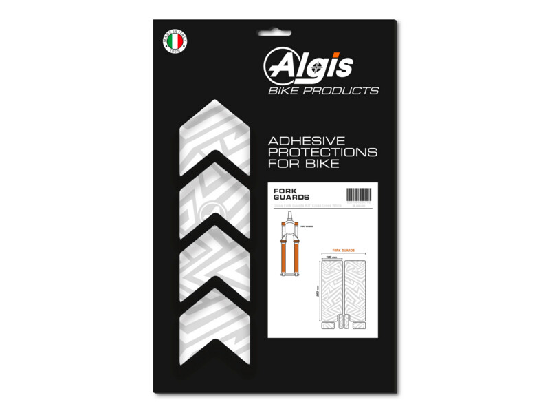 Fork Guards Protection Cross Lines White