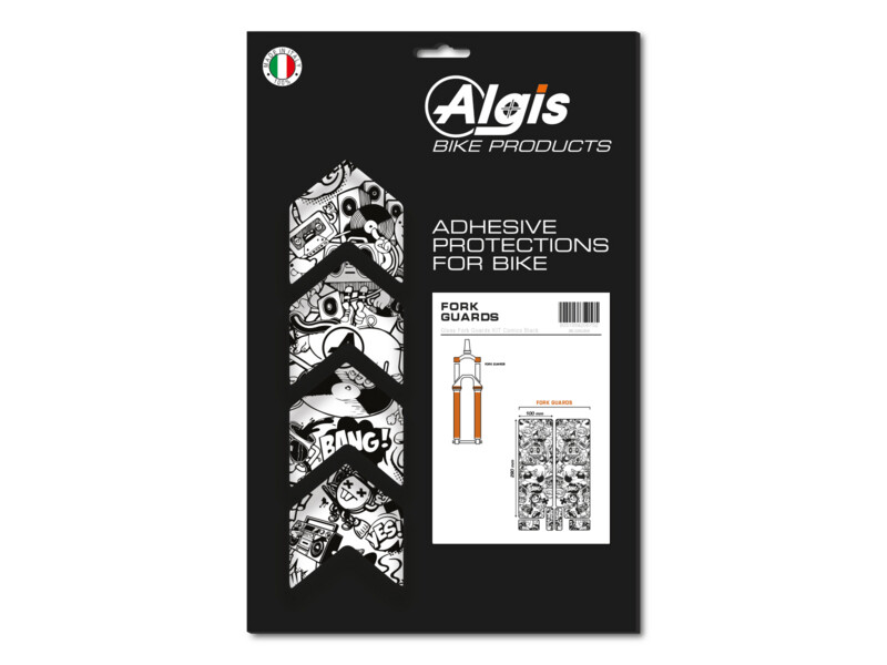 Fork Guards Protection Comics Black