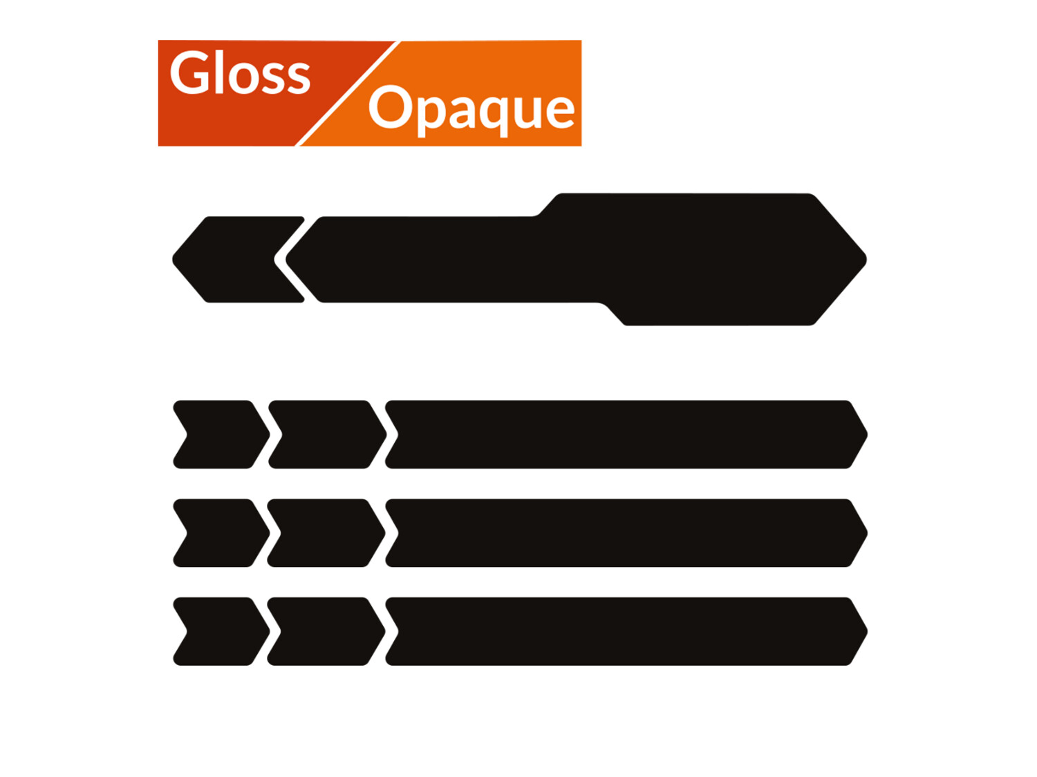 Chains Guards Protection Black, Material: Gloss