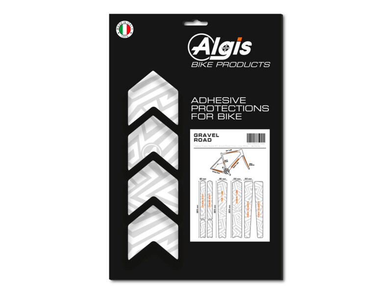 Gravel/Road Guards Protection Cross Lines White