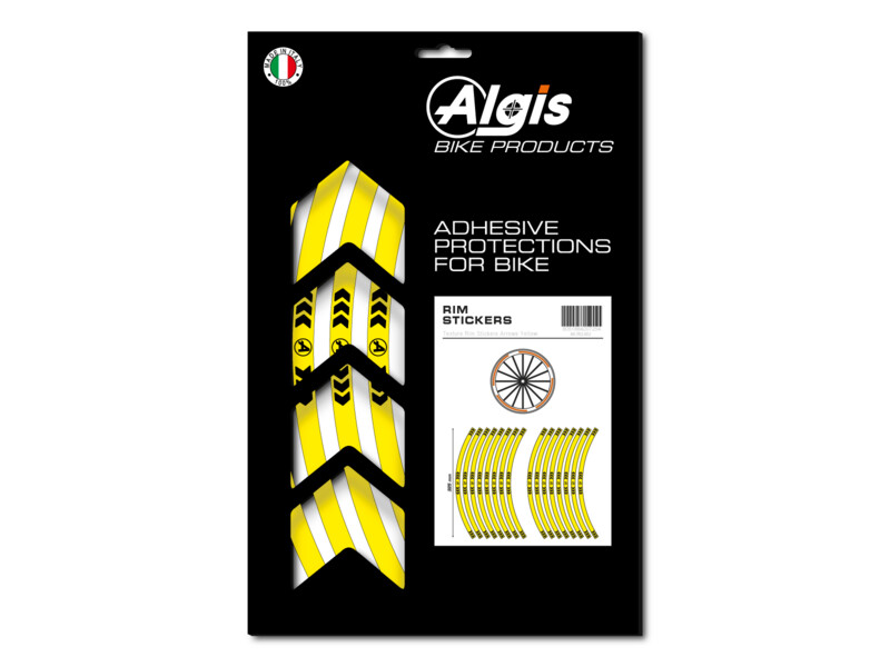 Rim Stickers  Arrows Yellow