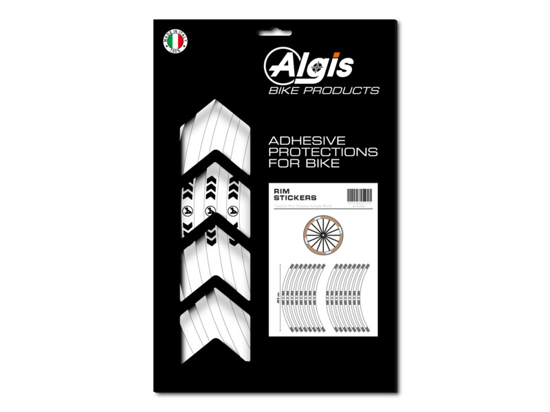 Rim Stickers  Arrows White