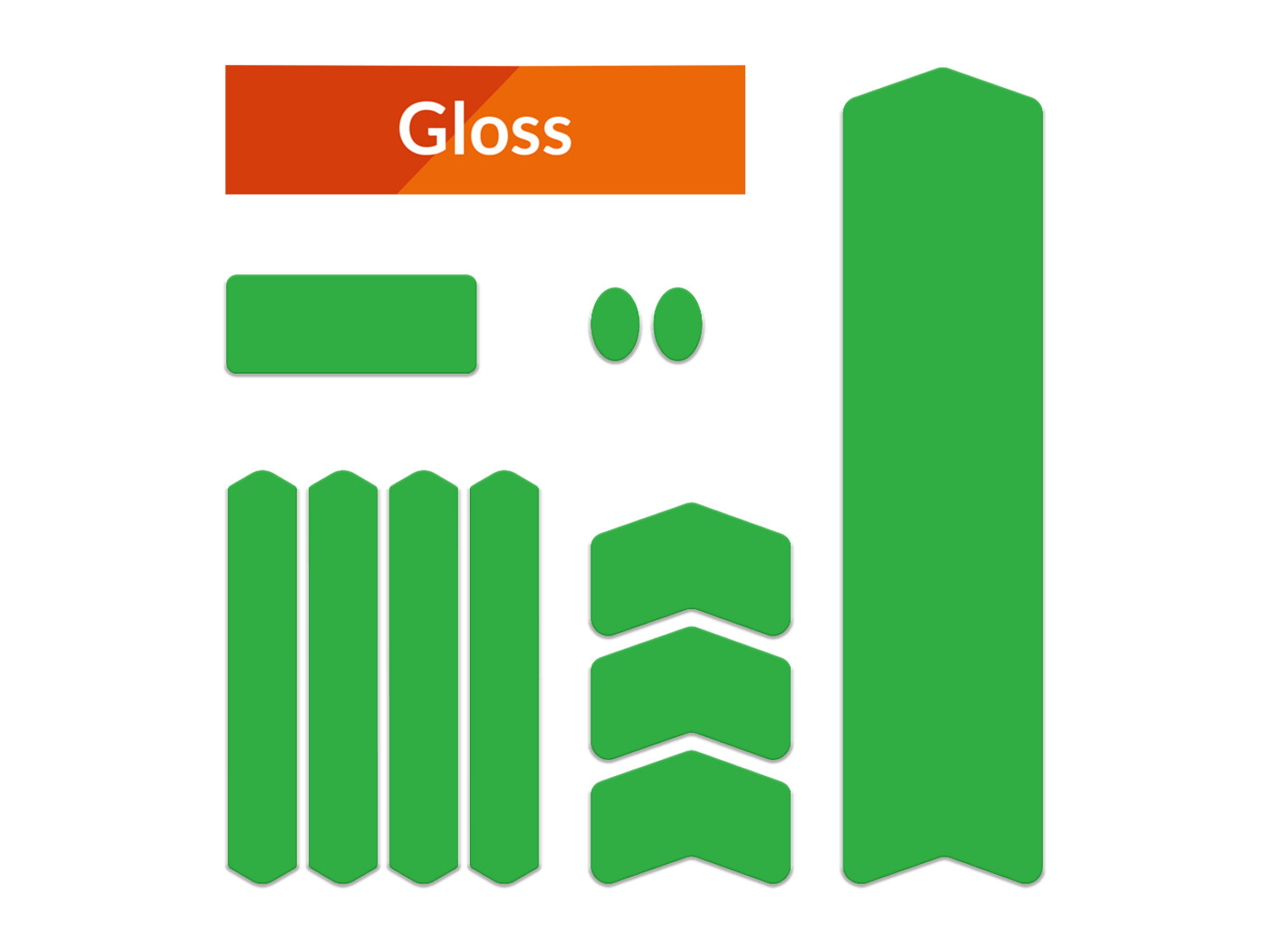 Frame Guard Protection M Green, Material: Gloss