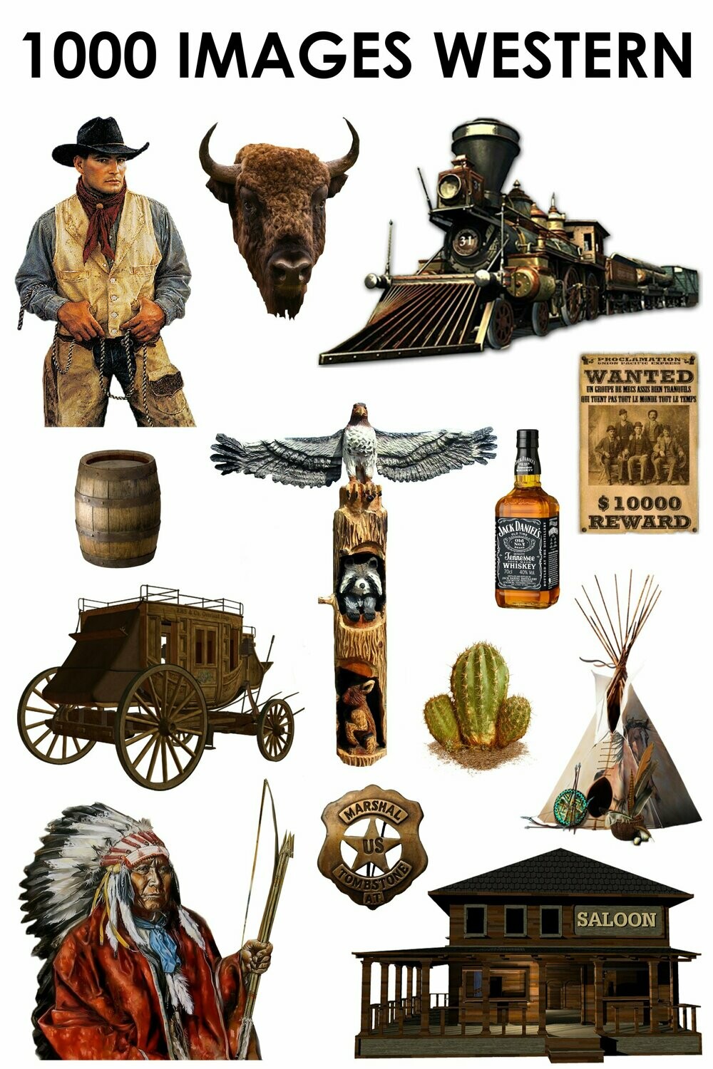E. PACK WESTERN 1000 PNG