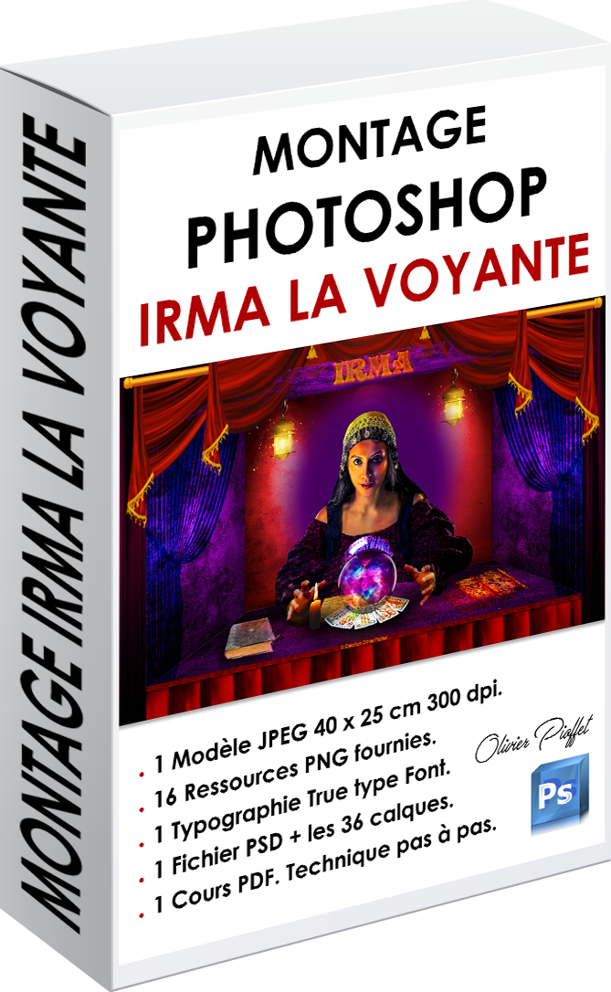 PACK MONTAGE PHOTOSHOP IRMA LA VOYANTE